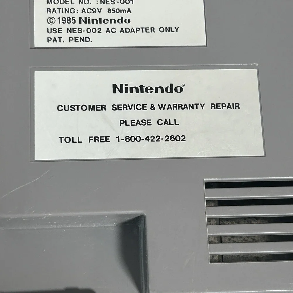 Vintage Nintendo NES-001 Entertainment System Controllers Video Games Lot OEM